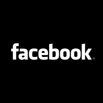 logo facebook black. Links