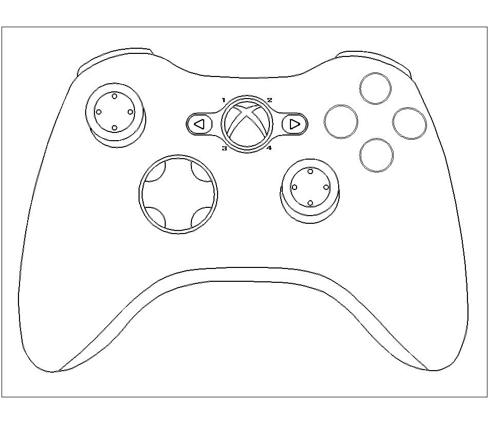 xbox coloring pages - photo #7
