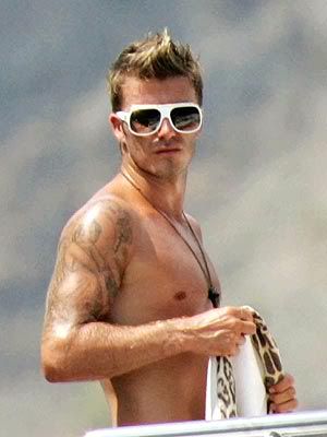 David Beckham Shoulder Tattoo