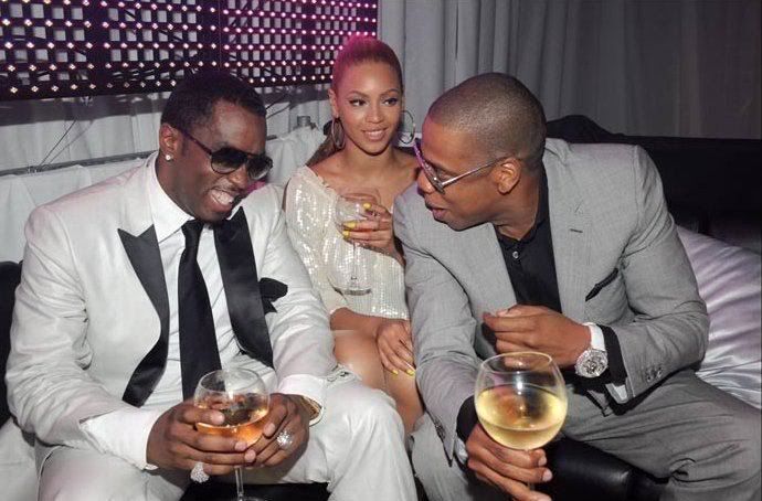 jay-z-diddy-beyonce.jpg Diddy, Beyonce', & Jay-Z Chillin image by Doo607