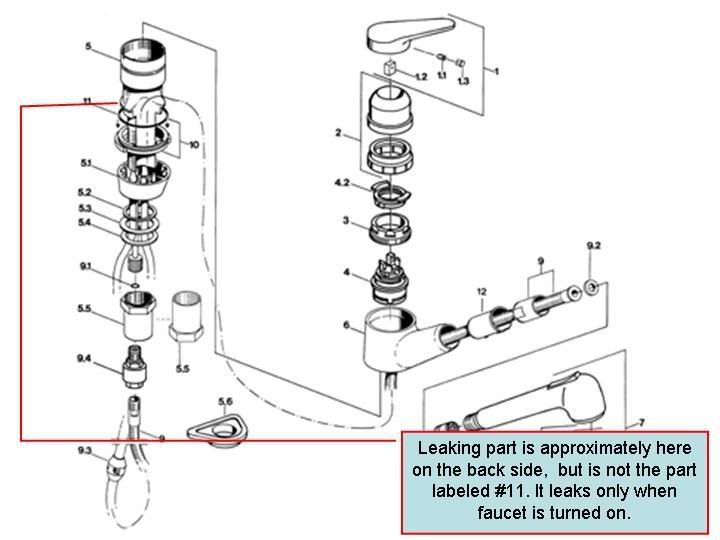 Hansa Faucet Vacuum breaker leak?