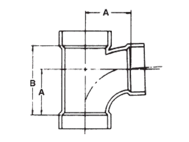 90 Degree Sanitary Tee