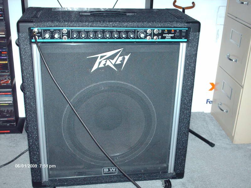 Peavey combo 300 with black widow. | TalkBass.com