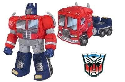 transformers soft toy