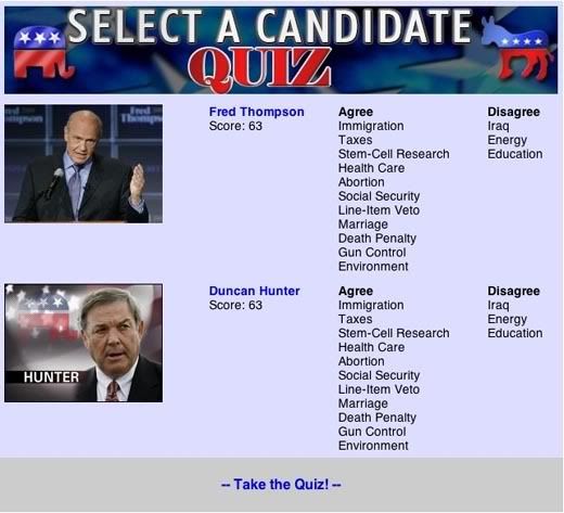 Select a Candidate 1-5-08