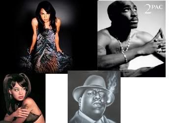 left eye aaliyah 2pac biggie