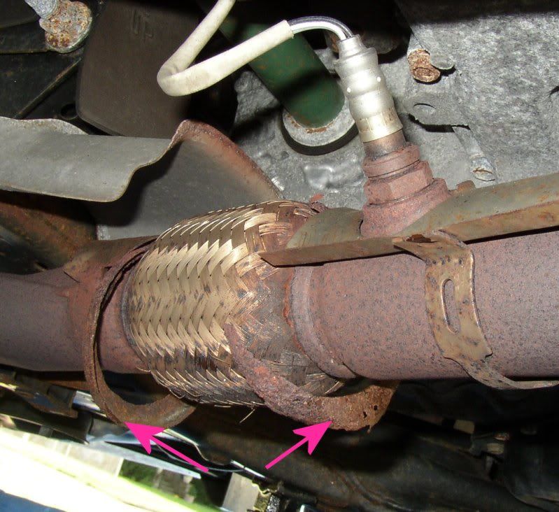 Nissan altima exhaust flex pipe #4