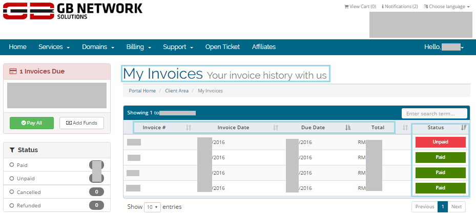 How To Check Your Invoice History Archivio Domande Gb