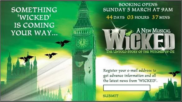 re: Wicked in London - website