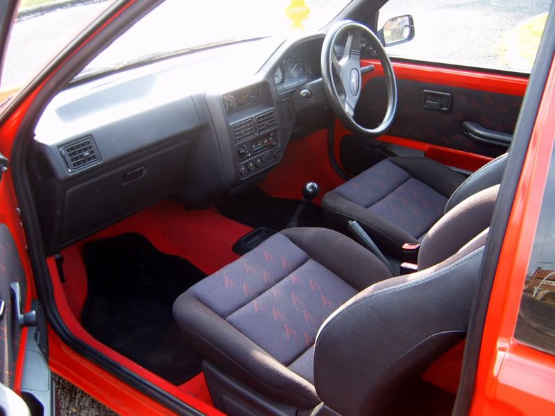 peugeot 106 rallye interior. S1 Rallye Interior: