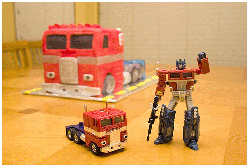 Crea tu torta Transformers de Optimus Prime Crea tu torta Transformers de Optimus Prime