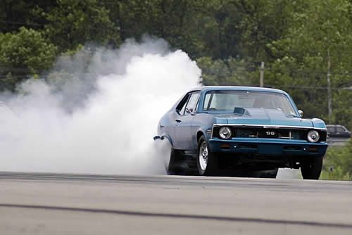 Chevy Nova Burnout Image