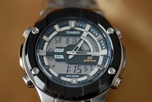 edifice casio watch gold