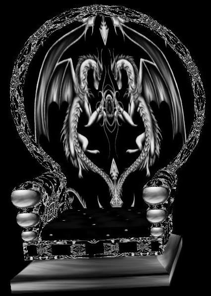 Silver throne