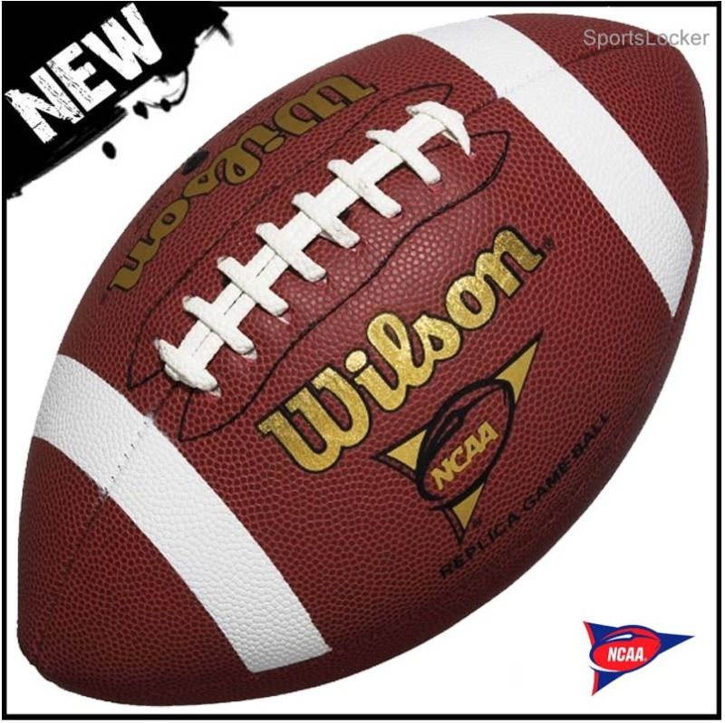 Wilson NCAA Official Replica Game American Football Ball Soft Grip NEW