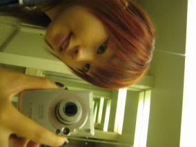 Me being bored in the toilet..>_< i love the toilets there, its so cool