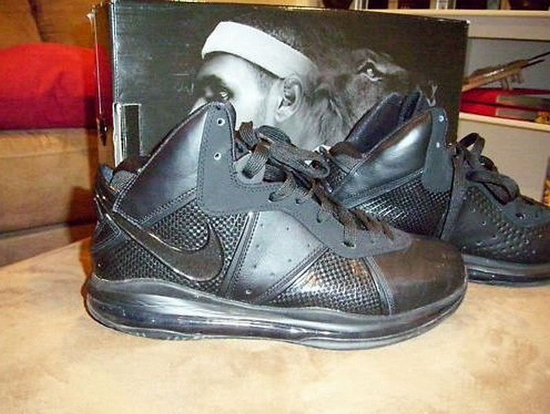 lebron 8 v1. LC - Lebron 8 V1 - BLACKED OUT