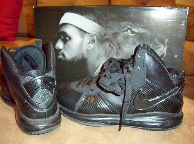 lebron 8 v1. LC - Lebron 8 V1 - BLACKED OUT