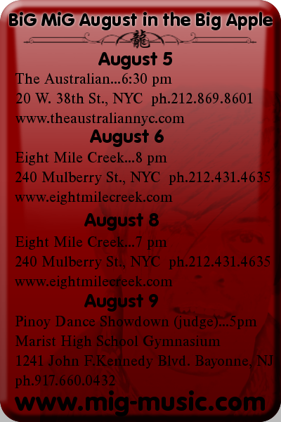 mig august shows in nyc