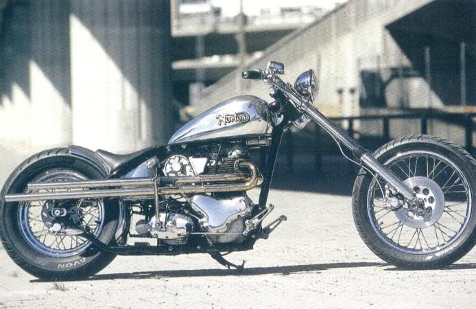 norton commando chopper