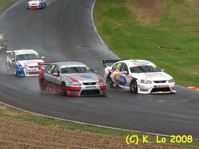 v8 supercar rain photo: Fujitsu V8 Supercar Development Series racing at Oran Park, 2008. oran08_fujitsu16.jpg