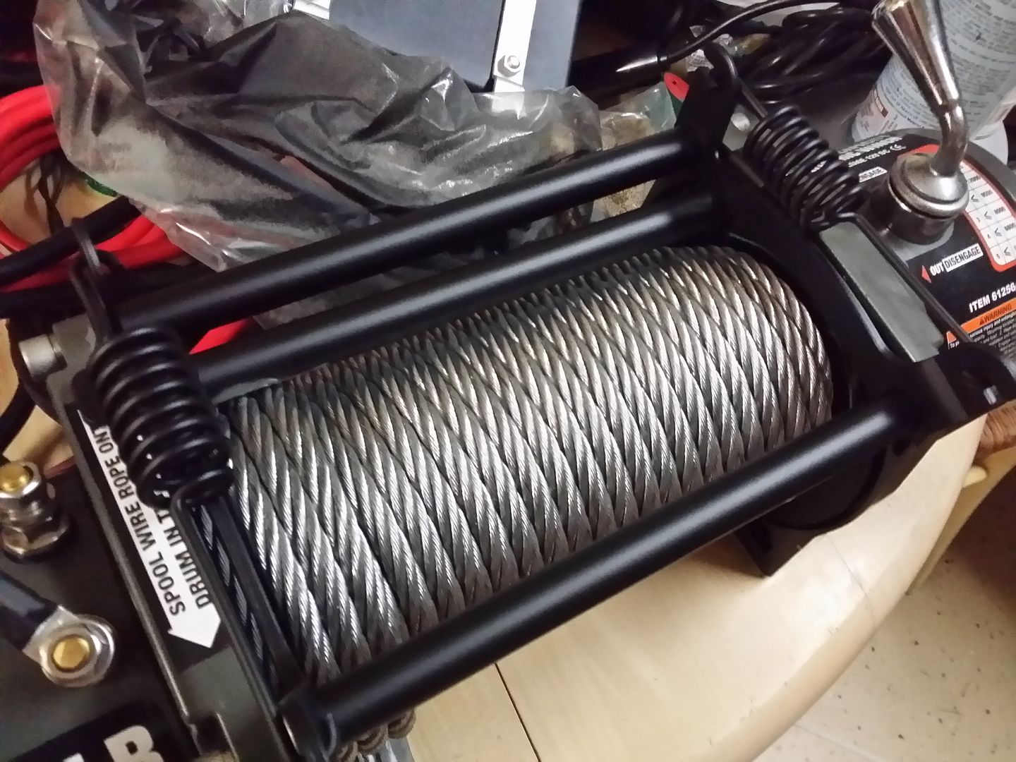 Harbor Freight Badlands 12K Winch Install/ Review Chevy and GMC