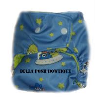 Front snapping pocket one size diaper **(Can customized to choice)
