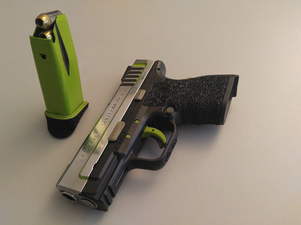 Grip Zone taken up a notch. More Cerakote. Polished Slide