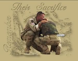 soldier sacrifices