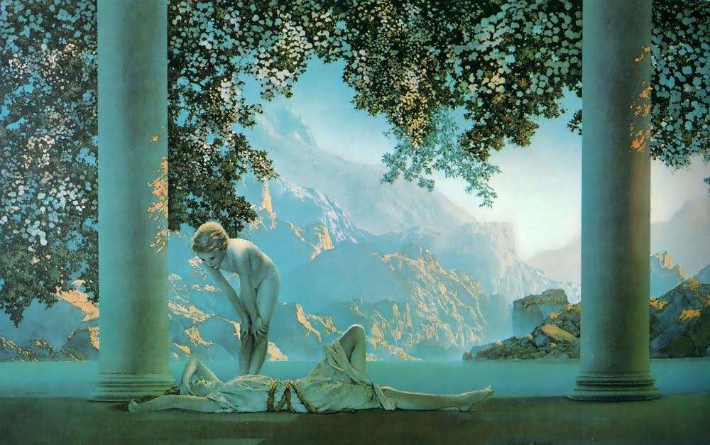 Maxfield Parrish &quot;daybreak&quot; Pictures, Images and Photos