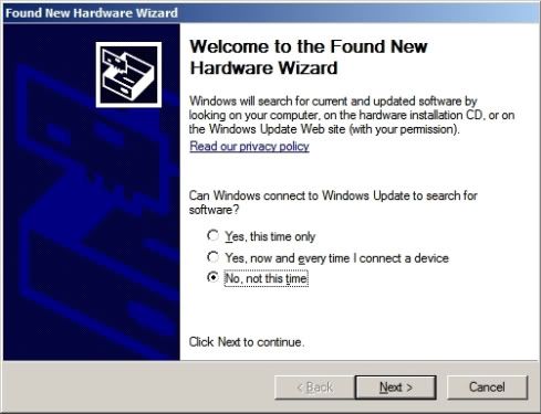 Either way the new hardware wizard will run again.