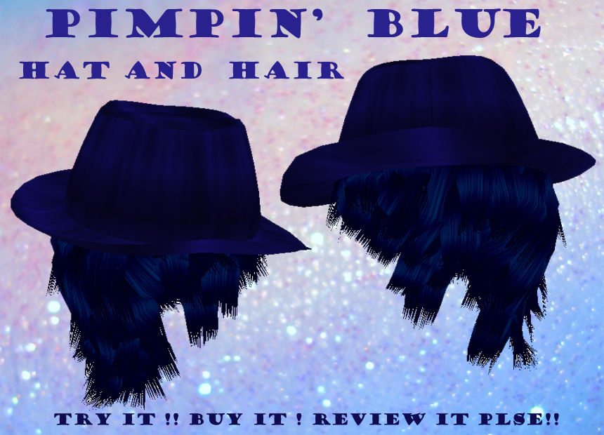 PMPN BLU HAT &amp; HAIR
