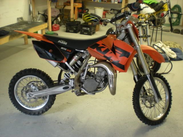 Ktm 85 Supermoto. Its a 2005 KTM 85SX.