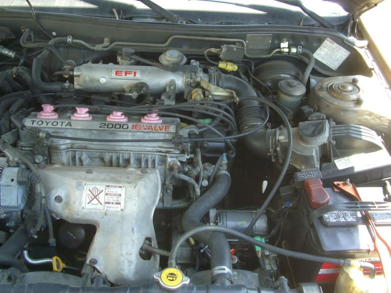 where is the starter located on a 1990 toyota celica #3