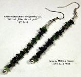 Earrings,Tourmaline,Handmade,Unique