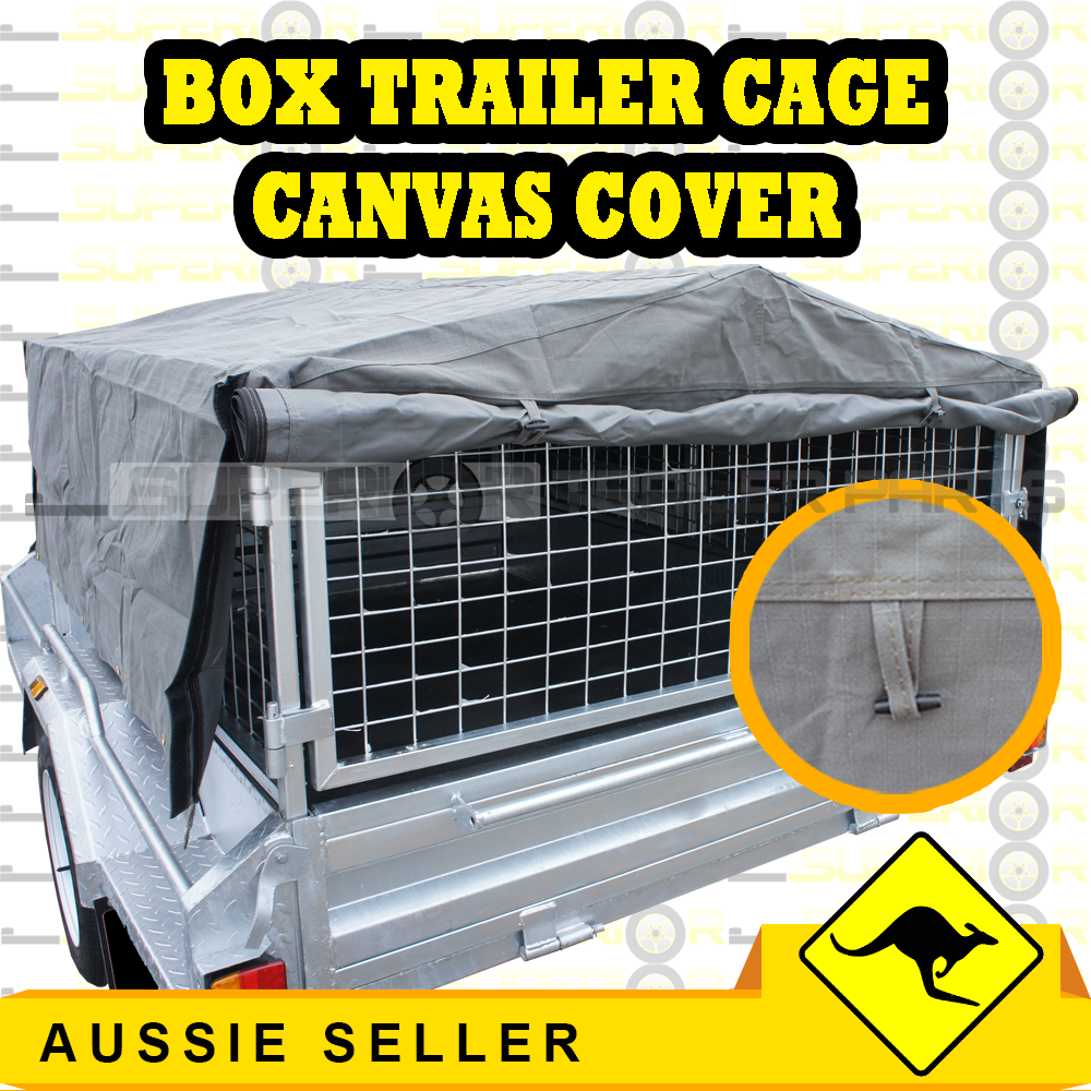 7X5 TRAILER CAGE CANVAS COVER (900mm) eBay