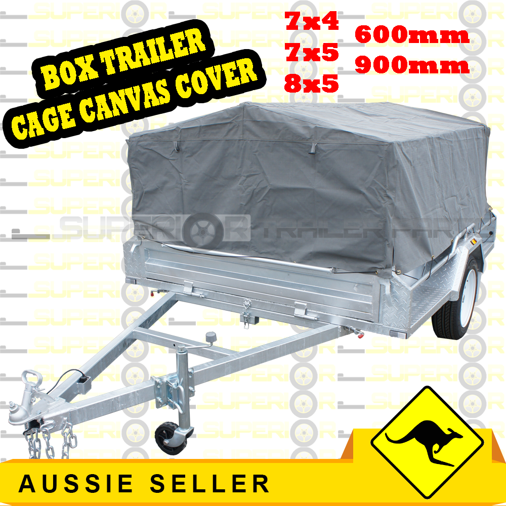 8X5 TRAILER CAGE CANVAS COVER (600mm) eBay