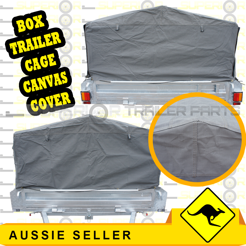 7X5 TRAILER CAGE CANVAS COVER (900mm) eBay