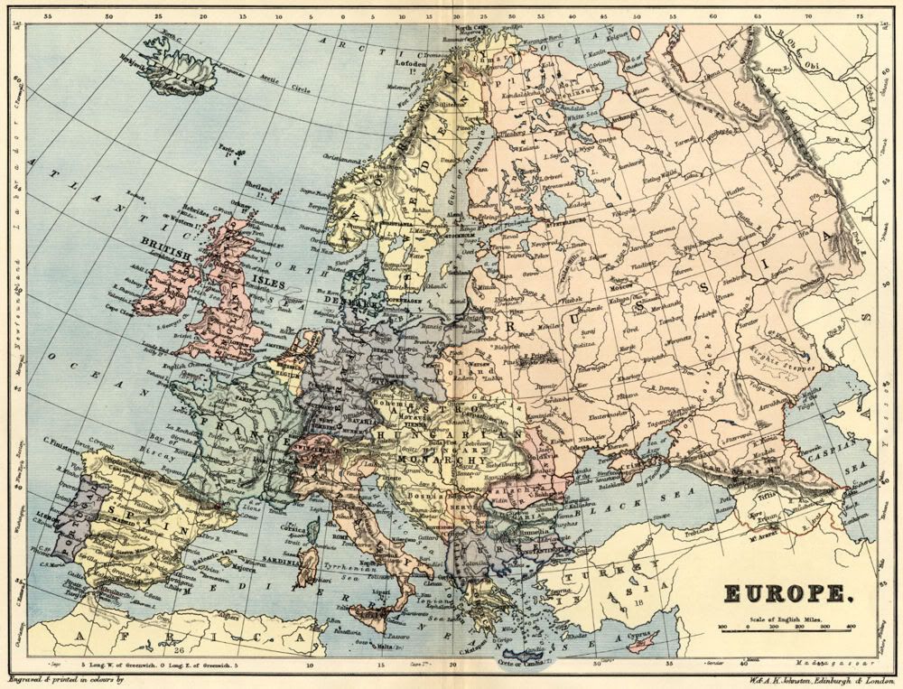 Map Of Europe 19th Century Map - Vrogue.co