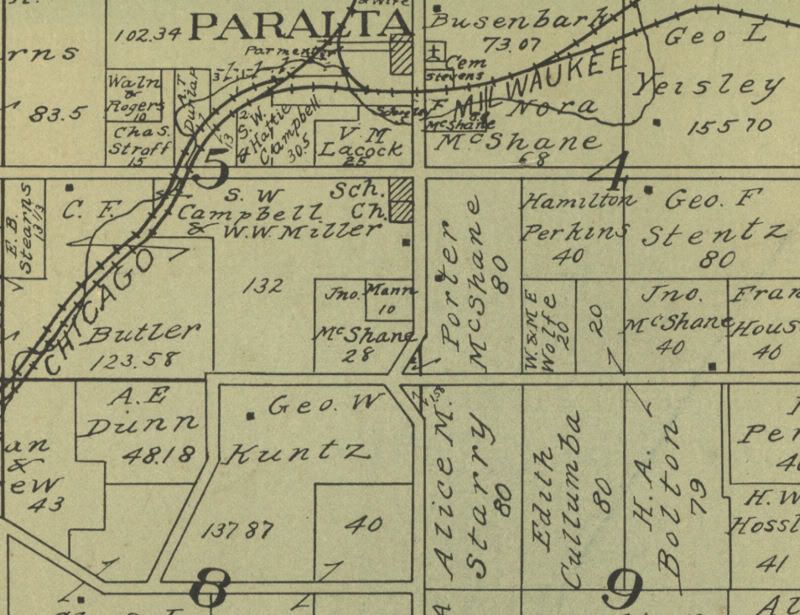 Linn Township Plat Map, Linn County Iowa 1921 (Showing Land Owners) eBay