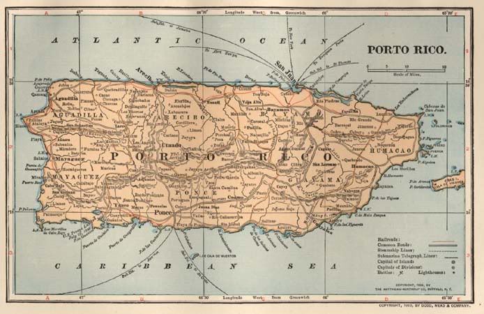 Puerto Rico Map Blank