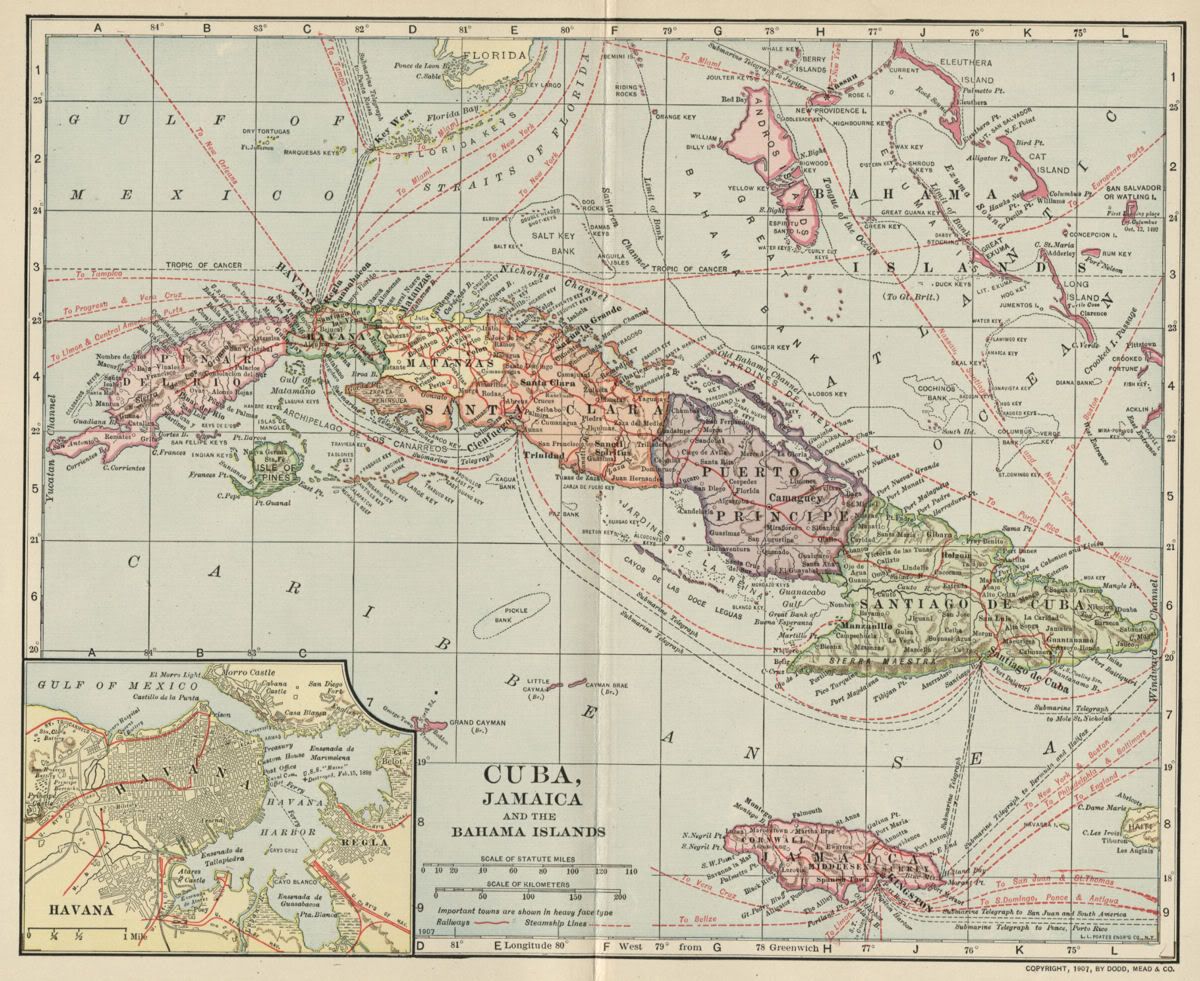 Blank Jamaica Map