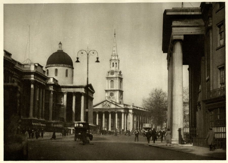 st martin-in-the-fields: london; england 1926 e.