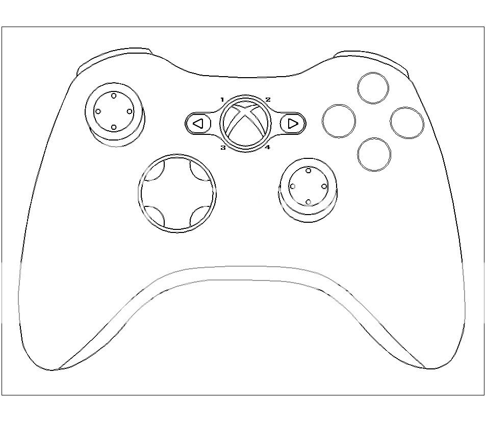 xbox 360 coloring pages - photo #8