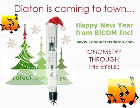 holidays greetings from BiCOM- tonometer