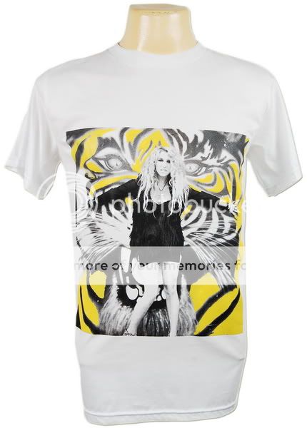 Kesha Tiger Dance Pop Blow Graffiti Retro T Shirt M  