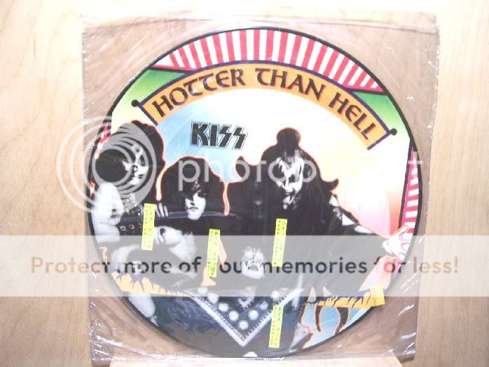 KISS Hotter than Hell LP NEW Picture Disc Serial Number 1187  