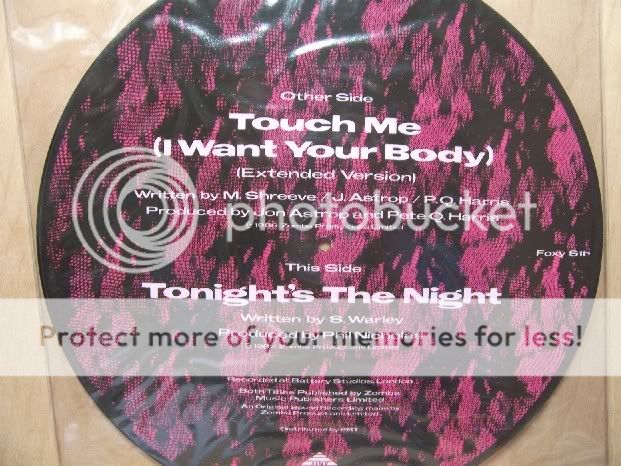 Samantha Fox Touch Me Picture Disc 12 inch   NEW Version 2  
