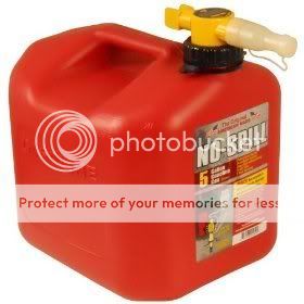 New 5 Gallon No Spill Gas Fuel Can 1450 Auth Dealer.  