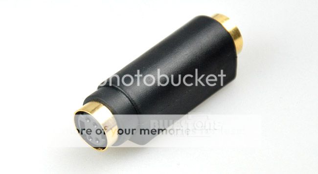 Pin S Video Female to svideo Female Connector Adapter  